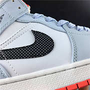Air Jordan 1 Mid Half Blue Polka Dot Swoosh CU2802-400 - 5