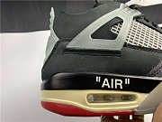 Air Jordan 4 Off White Retro SP Sail Bred CV9388 001 - 6