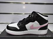 Air Jordan 1 Mid White Black Light Arctic Pink 555112-103 - 6