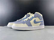 Air Jordan 1 Mid Mixed Textures Blue DA4666-100 - 6