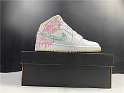 Air Jordan 1 Mid Paint Drip DD1666-100 - 4
