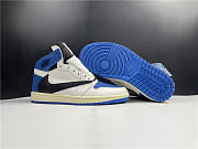 Travis Scott x Fragment x Air Jordan 1 High Military Blue DH3227-105 - 3