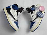 Travis Scott x Fragment x Air Jordan 1 High Military Blue DH3227-105 - 2
