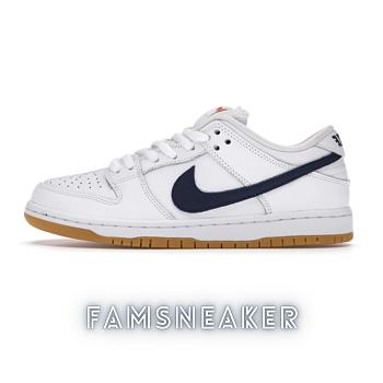 Nike SB Dunk Low Orange Label White Navy CZ2249-100