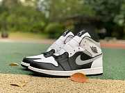 Air Jordan 1 Mid White Shadow 554724-073 - 2