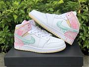 Air Jordan 1 Mid Paint Drip DD1666-100 - 1