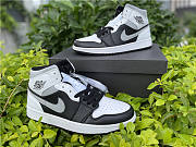 Air Jordan 1 Mid White Shadow 554724-073 - 1