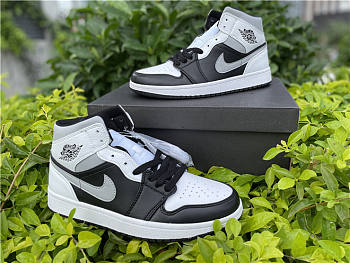 Air Jordan 1 Mid White Shadow 554724-073