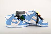 Nike Dunk High Pro SB Supreme Blue Stars 307385-141 - 2