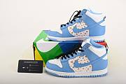 Nike Dunk High Pro SB Supreme Blue Stars 307385-141 - 5