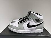 Air Jordan 1 Mid Light Smoke Grey 554724-092 - 1