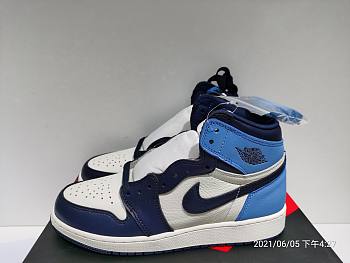Air Jordan 1 Retro High Obsidian UNC 555088-140