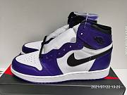 Air Jordan 1 Retro High Court Purple White 555088-501 - 1
