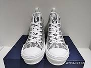 B23 HIGH-TOP  White and Black Dior Oblique Canvas 3SH118YJP_H069 - 6