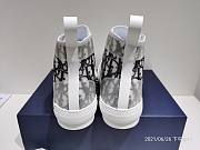 B23 HIGH-TOP  White and Black Dior Oblique Canvas 3SH118YJP_H069 - 5