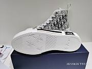 B23 HIGH-TOP  White and Black Dior Oblique Canvas 3SH118YJP_H069 - 4