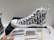 B23 HIGH-TOP  White and Black Dior Oblique Canvas 3SH118YJP_H069 - 2