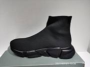 Balenciaga Speed Graffiti Trainers Black 605972W05GE1006  - 3