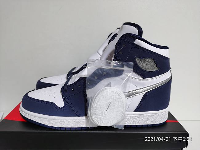 Air Jordan 1 Retro High CO Japan New Midnight Navy (GS) 575441-141 - 1