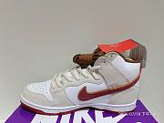 Nike SB Dunk High Sail Bright Crimson CV9499-100 - 4