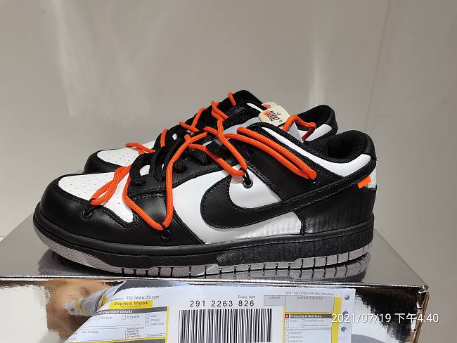 Nike Dunk Low Off-White University Black White CT0856 -001 - 1
