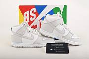 Nike Dunk High Retro White Vast Grey (2021) DD1399-100 - 5