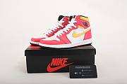 Air Jordan 1 High OG“Light Fusion Red 555088-603 - 5