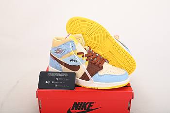 Air Jordan 1 Mid SE Fearless Maison Chateau Rouge CU2803-200