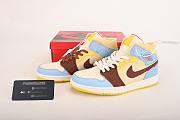 Air Jordan 1 Mid SE Fearless Maison Chateau Rouge CU2803-200 - 4