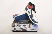 Air Jordan 1 Retro High Union Los Angeles Blue Toe BV1300-146 - 2