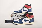Air Jordan 1 Retro High Union Los Angeles Blue Toe BV1300-146 - 3
