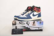 Air Jordan 1 Retro High Union Los Angeles Blue Toe BV1300-146 - 4