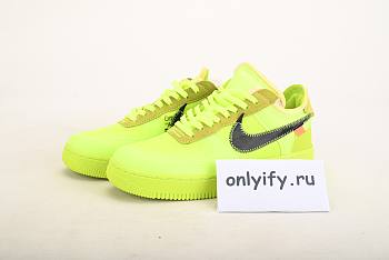 OFF-WHITE X AIR FORCE 1 Fluorescent Green AO4606-700