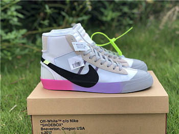 Nike Blazer Mid Off-White Wolf Grey Serena 