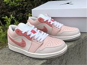Air Jordan 1 Low White Pink Grey Shoes DM5443-666 - 4