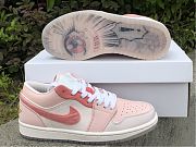 Air Jordan 1 Low White Pink Grey Shoes DM5443-666 - 6