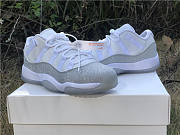 Air Jordan 11 Retro White Metallic Silver (W) AR0715-100 - 6