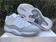 Air Jordan 11 Retro White Metallic Silver (W) AR0715-100 - 3