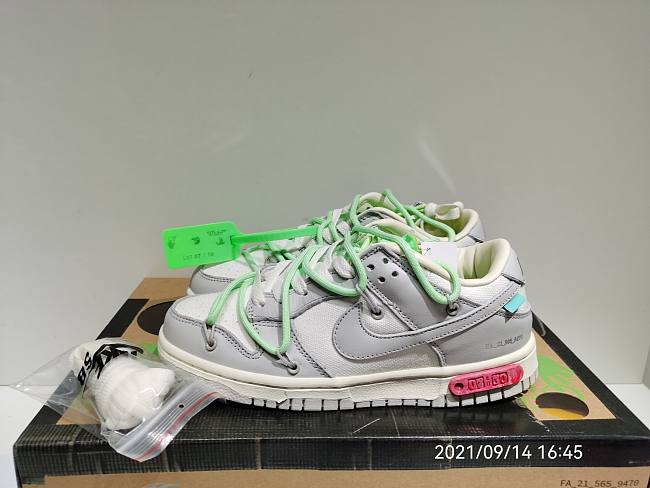 OFF-WHITE x Futura x NK Dunk Low DM1602  - 1