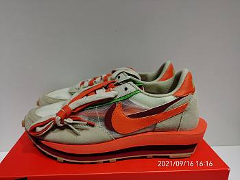 Nike LD Waffle sacai CLOT Net Orange Blaze DH1347-100