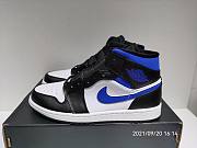 Air Jordan 1 Mid White Black Royal 554724-140 - 6