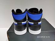 Air Jordan 1 Mid White Black Royal 554724-140 - 4