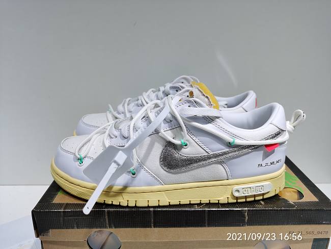 OFF-WHITE x Futura x NK Dunk Low DM1602 127 - 1
