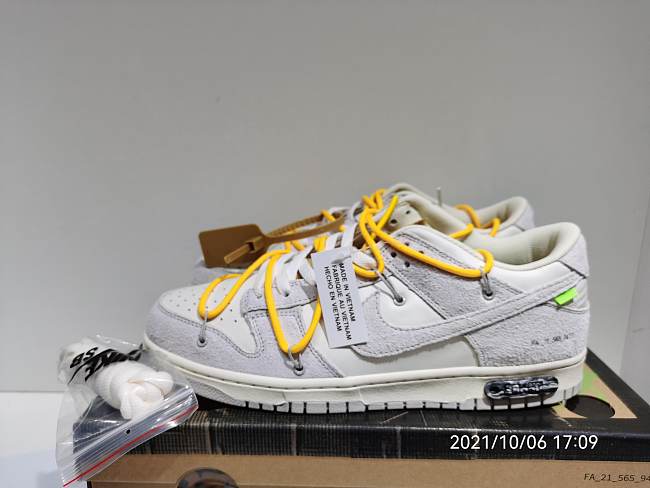 Nike Dunk Low Off-White Lot 39 DJ0950-109 - 1