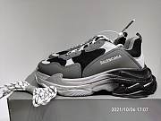 Balenciaga Triple S Black Grey Silver Gradient  - 1