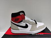 Air Jordan 1 Retro High Light Smoke Grey Red 555088-126 - 5