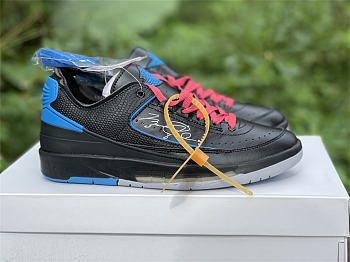 Air Jordan 2 Retro Low SP Off-White Black Blue DJ4375-004