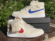 Air Jordan 1 Mid Fleece Pearl White (GS) - DO2207-264 - 6