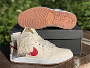 Air Jordan 1 Mid Fleece Pearl White (GS) - DO2207-264 - 5