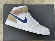 Air Jordan 1 Mid Tan Suede Navy DO6726-100 - 6
